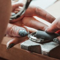 Using emery sticks