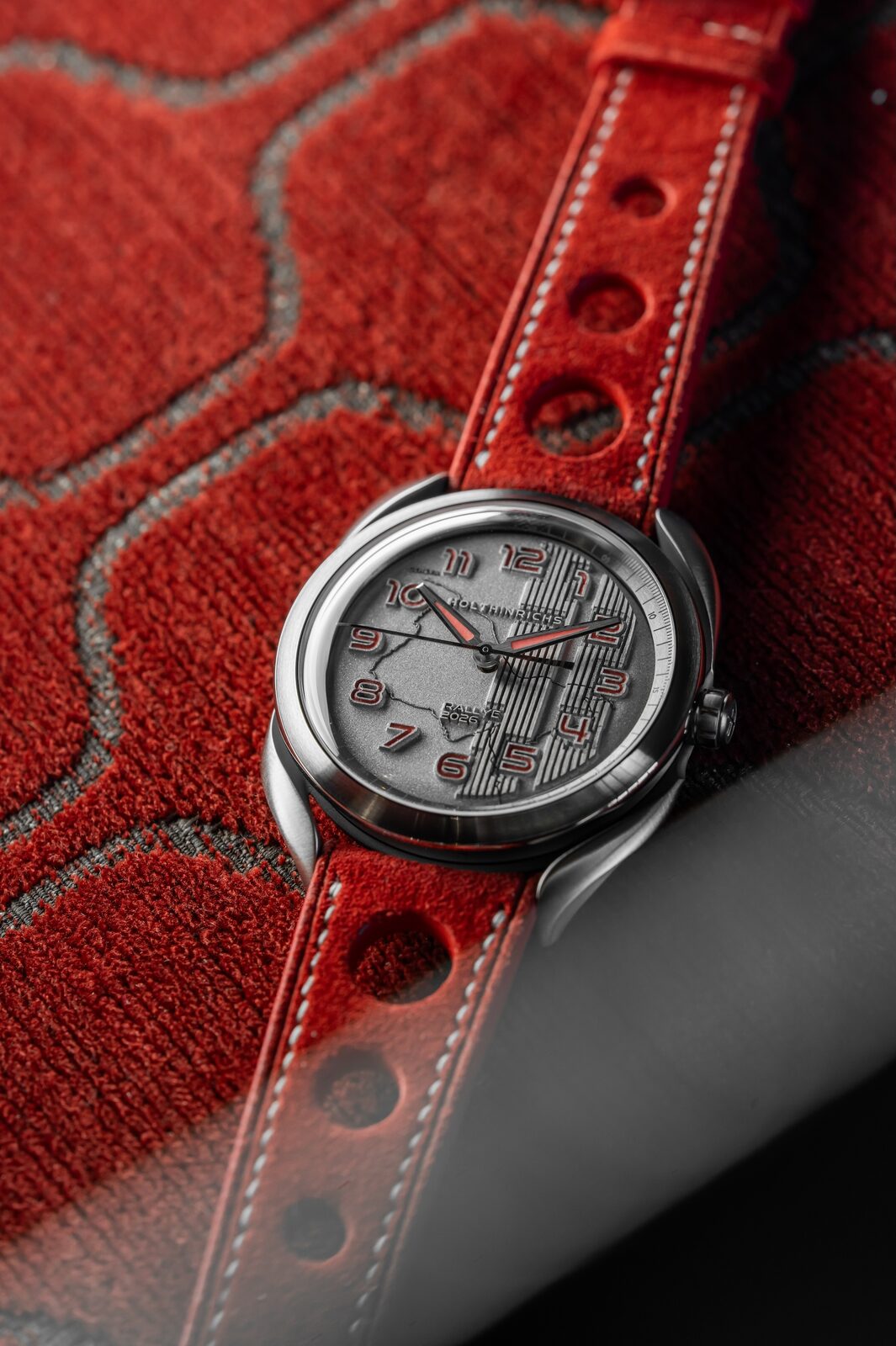 Front view of the unique Rallyewatch 2026